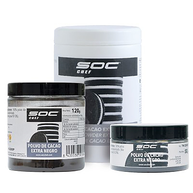 CACAO EN POLVO NEGRO (TIPO OREO) CUBO 500gr